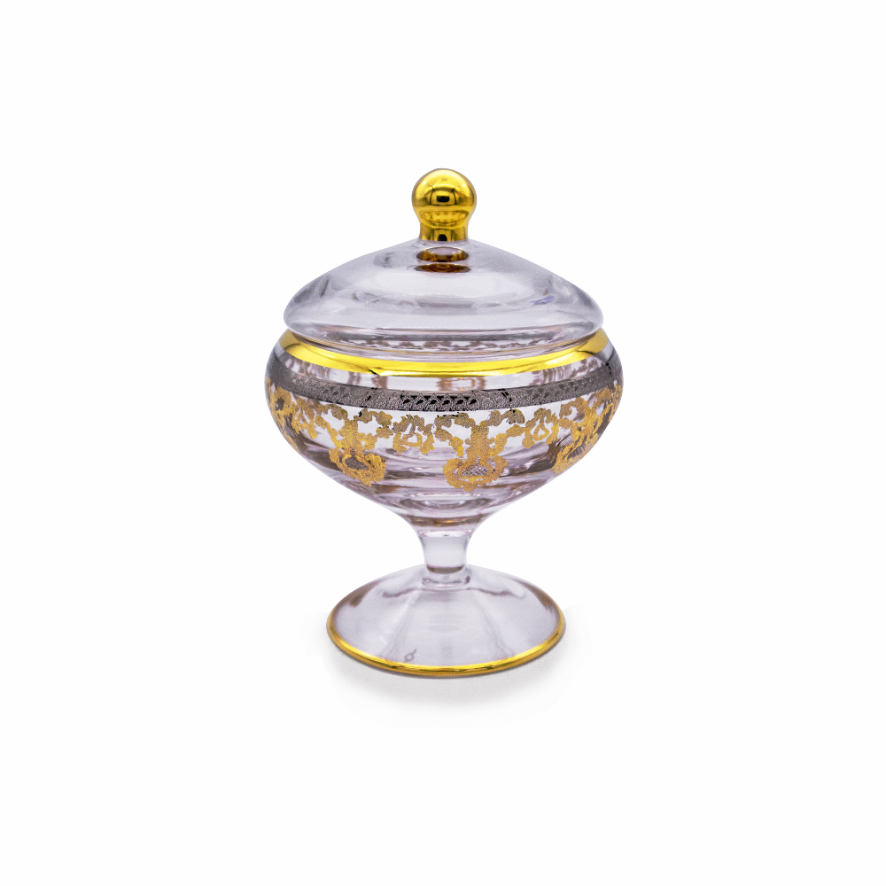Bianca Sugar Bowl with Stand