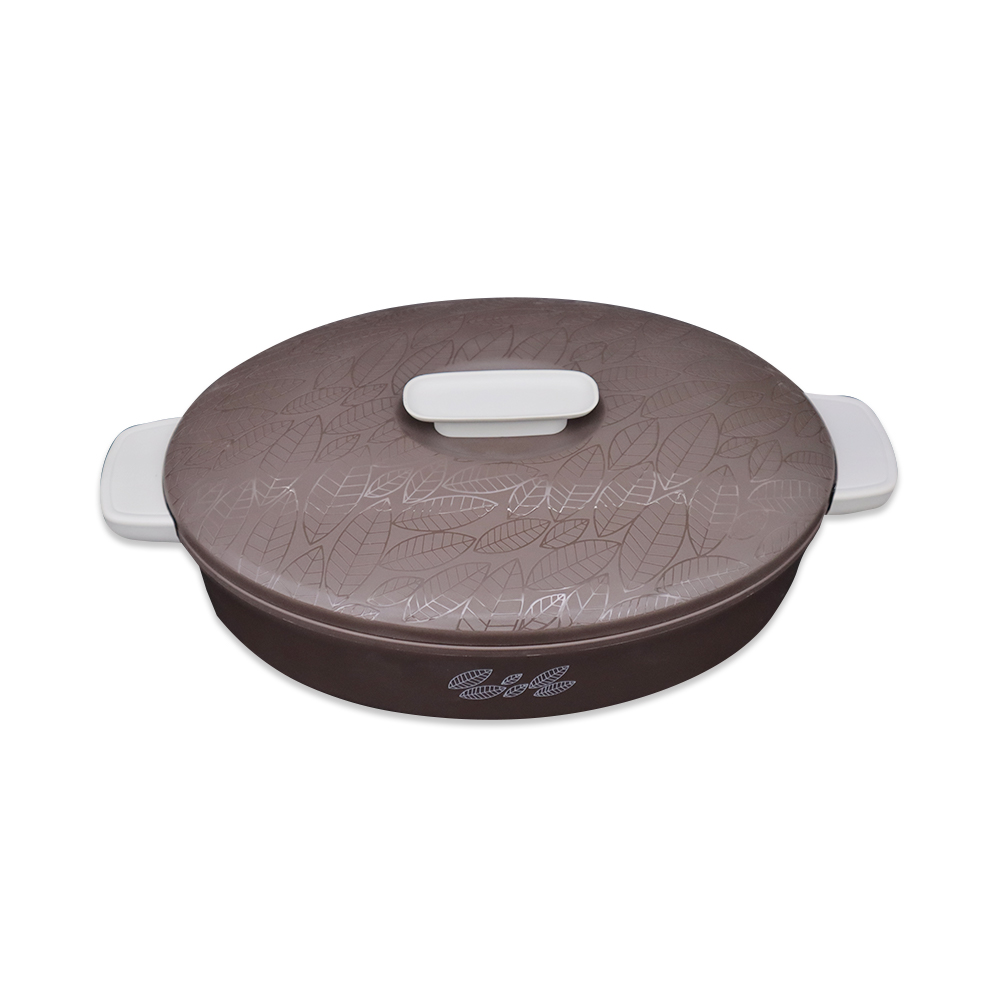 Oval Insulated Server Foliage 2.8L - Brown