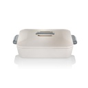 حافظة طعام مستطيل معزول كولورادو 2.8 لتر - أبيض/رمادي