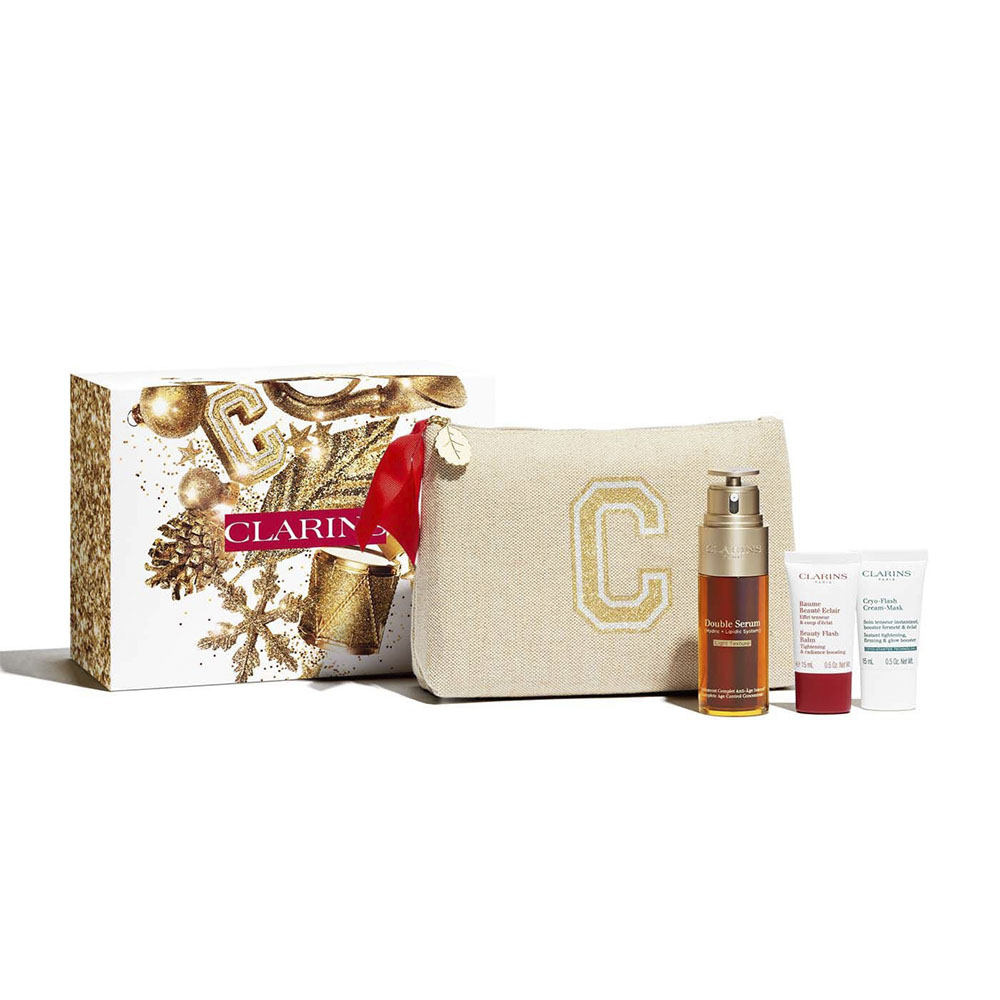 Clarins Double Serum Light Collection Set - 4pcs