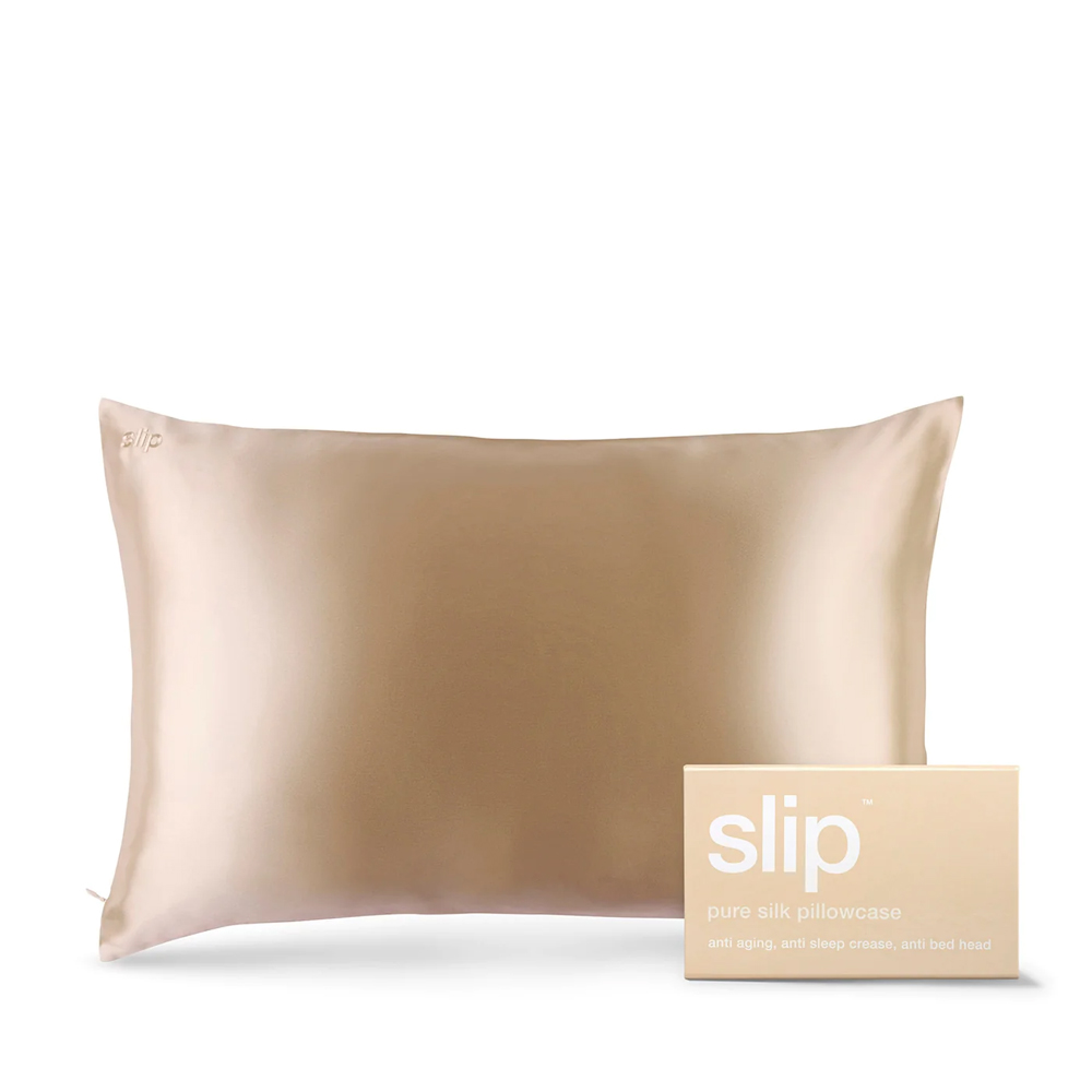 Pure Silk Pillowcase Queen Size - Caramel