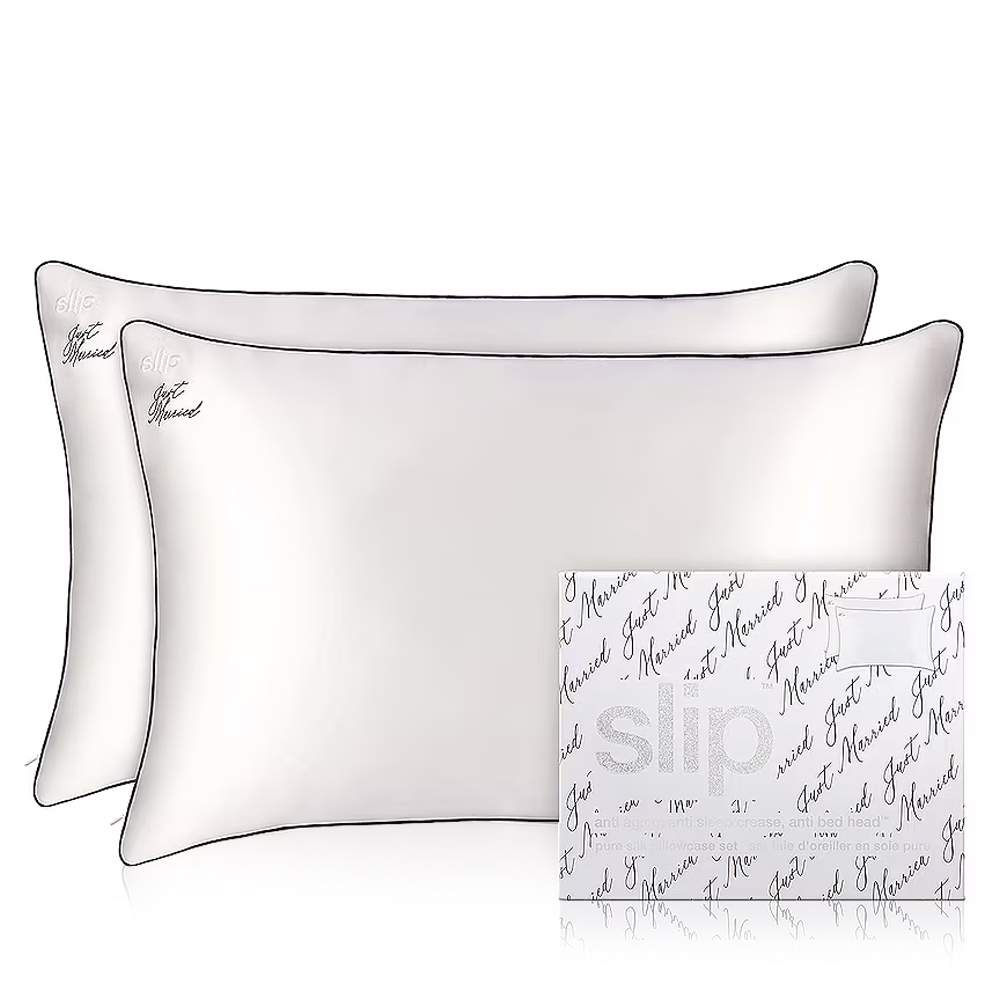 Just Married Pillowcase Duo Set