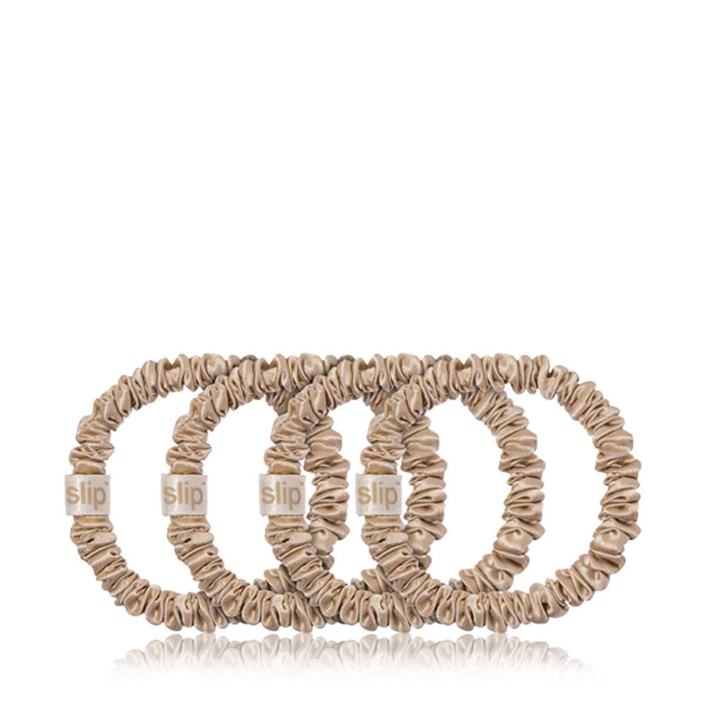 Skinny Scrunchies Set Of 4 - Blonde
