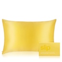 Pure Silk Queen Pillowcase - limoncello