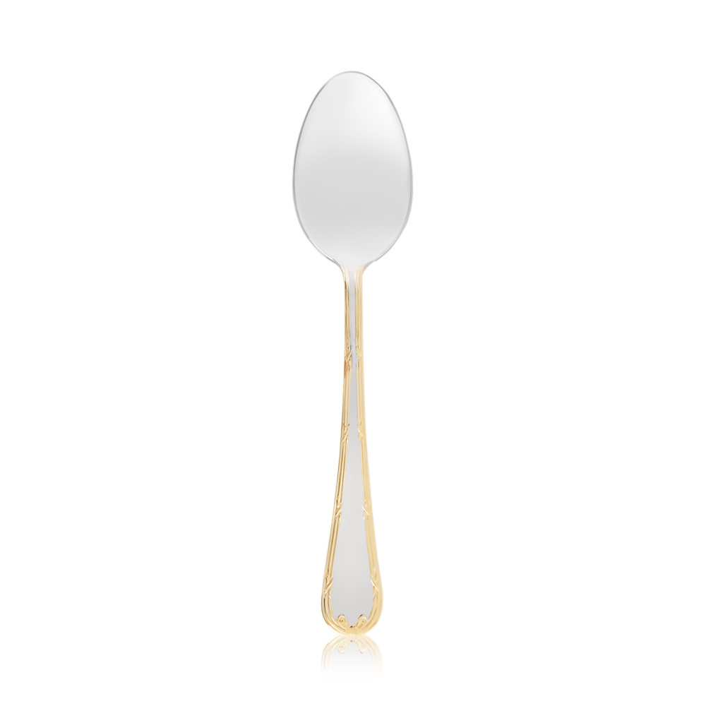 Luigi XVI Gold Décor Dessert Spoon