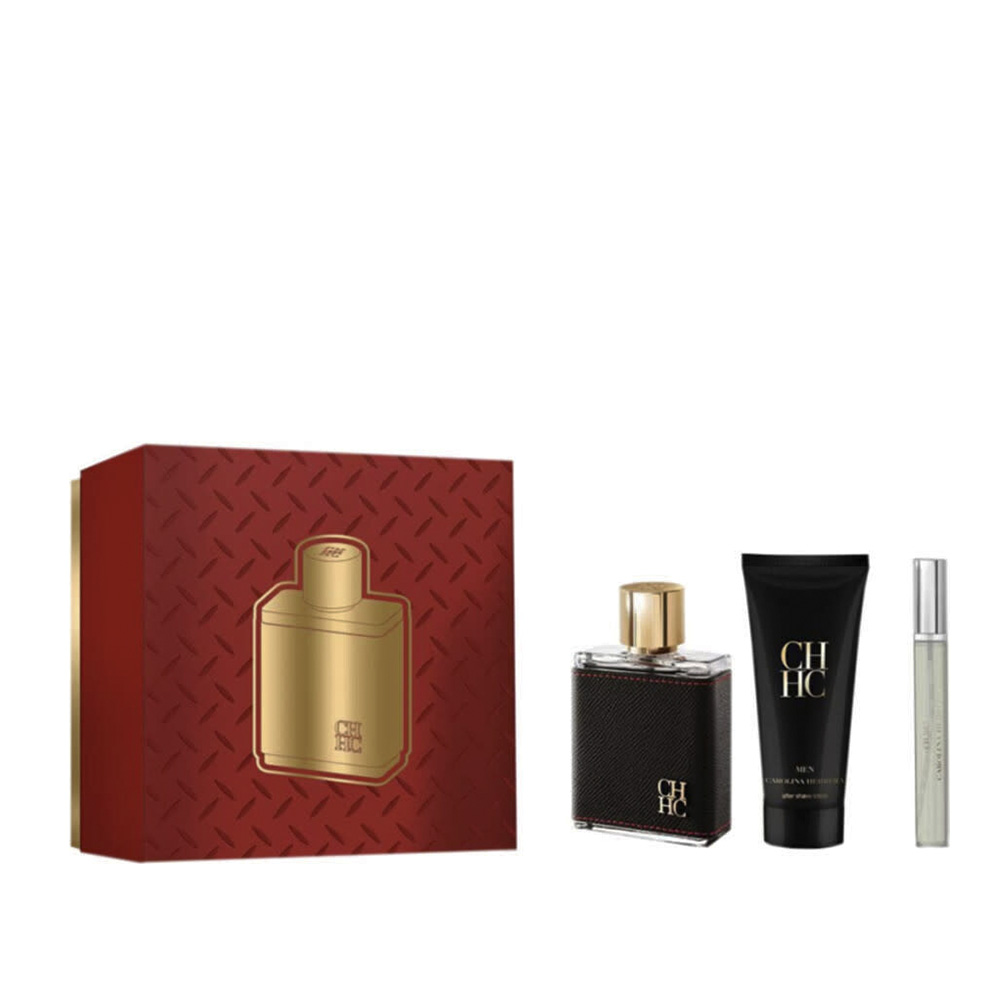 Red Carolina Herrera Gift Set for Men - 3pcs