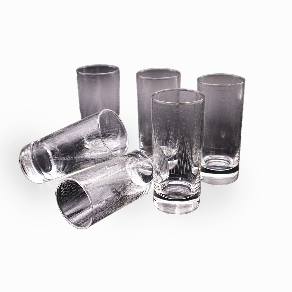 Eiffel Parisienne Tumbler Glass Set - 6pcs