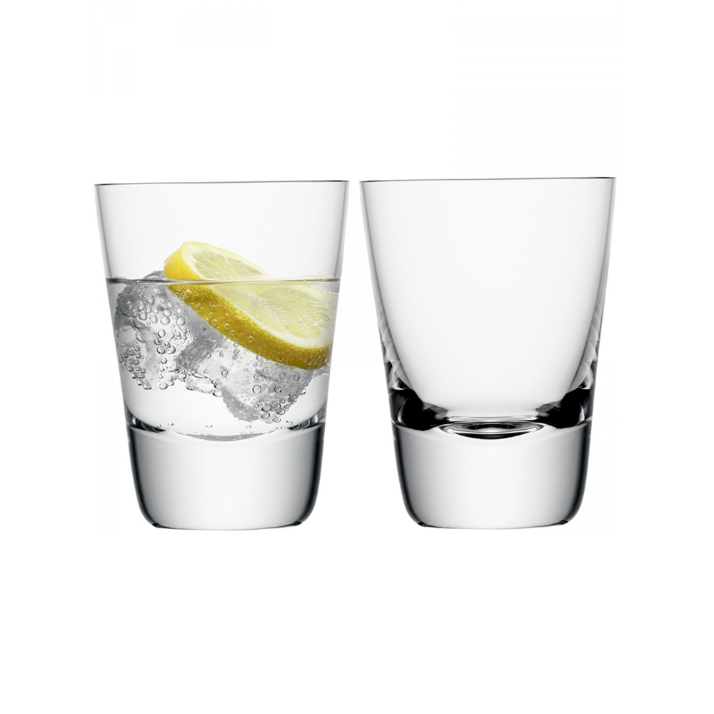 Clear Madrid Tumbler Set - 2 x 300ml