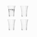Aurelia Clear Optic Glassware - 4 x 340ml