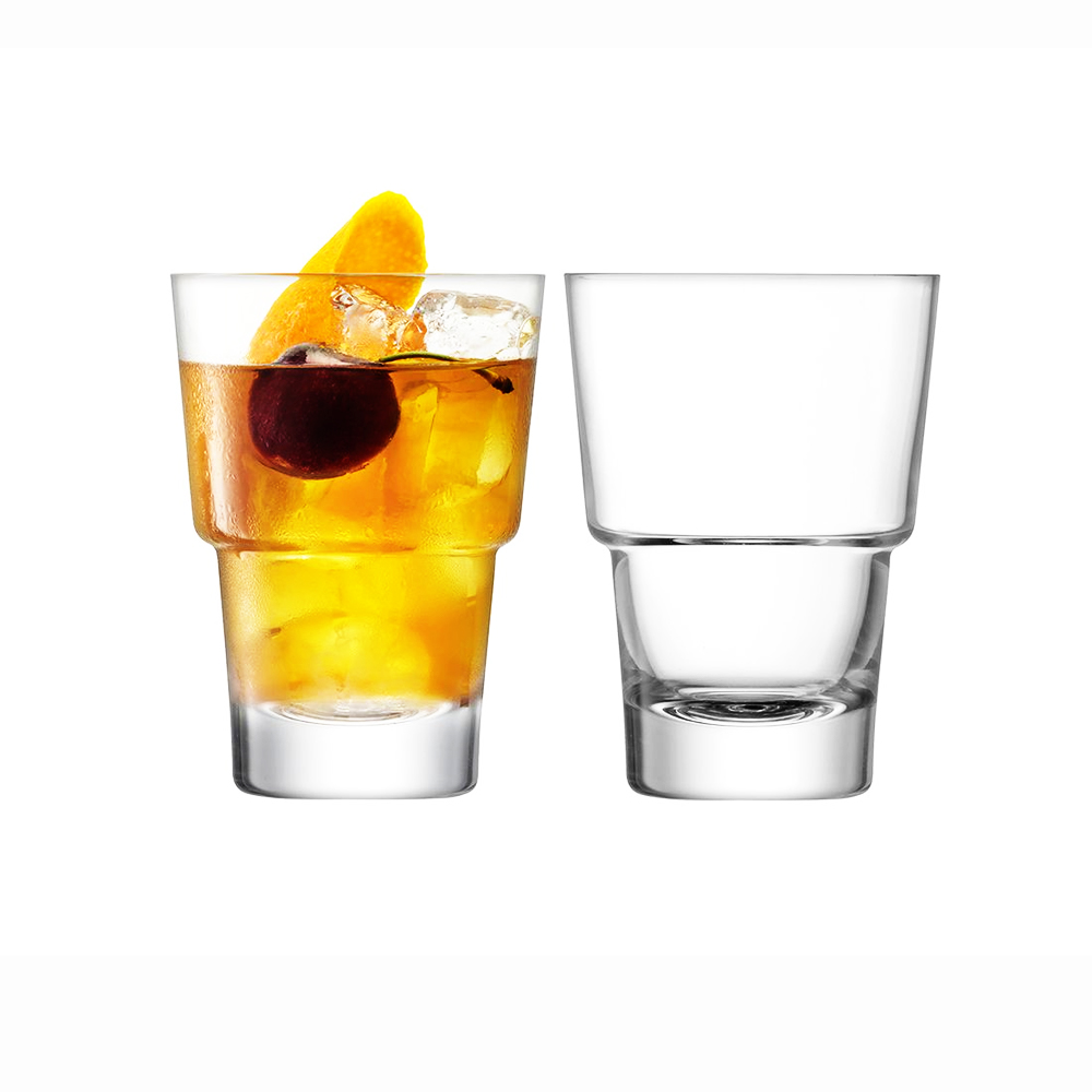 طقم أكواب ميكسولوجيست كوكتيل شفاف - 2×320 مل