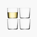 Gio Clear Low Tumbler - 4pcs