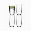Gio Juice Clear Glass Set 4pcs