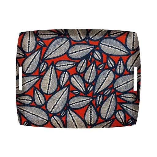 صينية اكريليك لون أحمر بمقابض