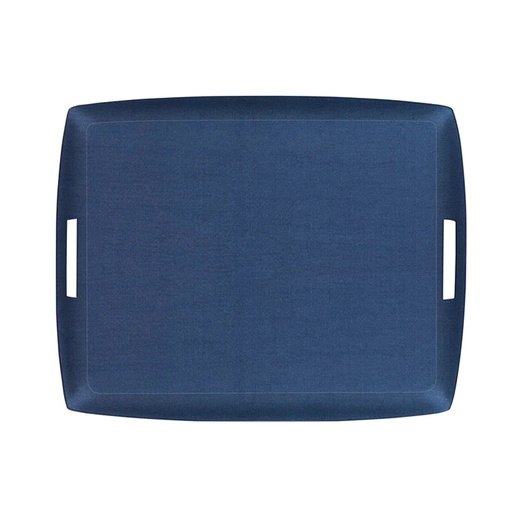 صينية اكريليك سيكريت 43x54سم - ازرق داكن