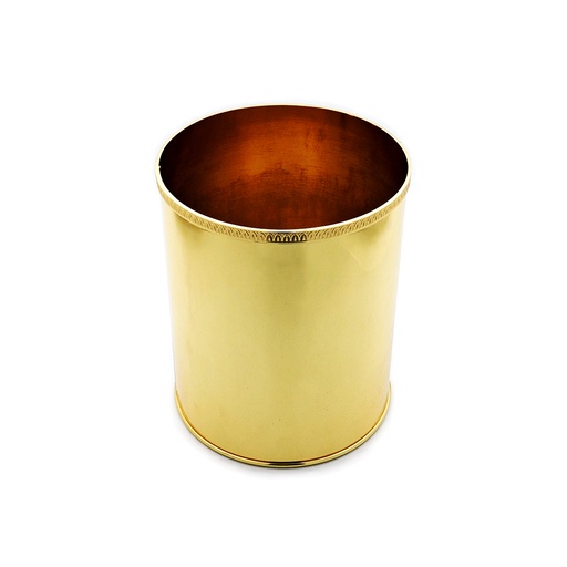 سلة مهملات - ذهبي