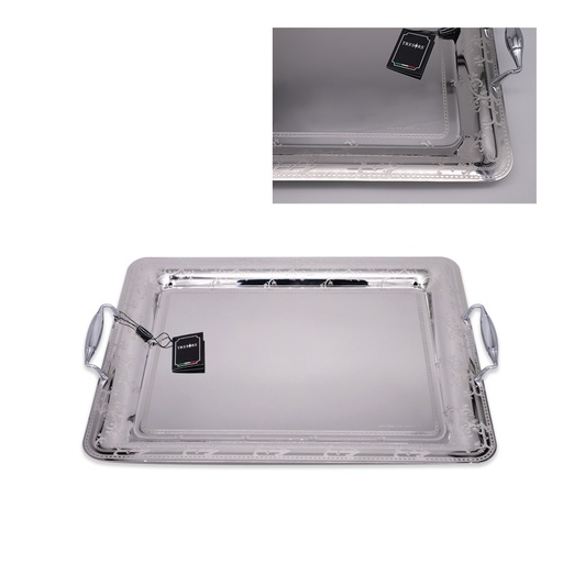 Cairo Inox 3 Rectangular Tray - Gold