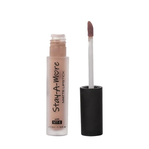 Stay-A-More Matte Lipstick -  N04 - Nude Brown