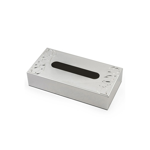 علبة مناديل مطلية بالفضة - 3.5*11*17  سم