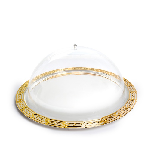Silver Plated Round Tray with Lid - 50cm