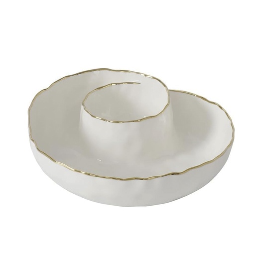 Portofino Chip and Dip Bowl