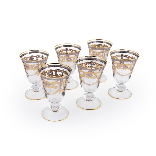 طقم اكواب عصير 6 حبات زجاج