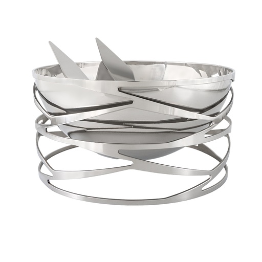 Trama Stainless Steel Salad Bowl