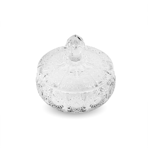 بامبونيرة كريستال مزخرفة بغطاء