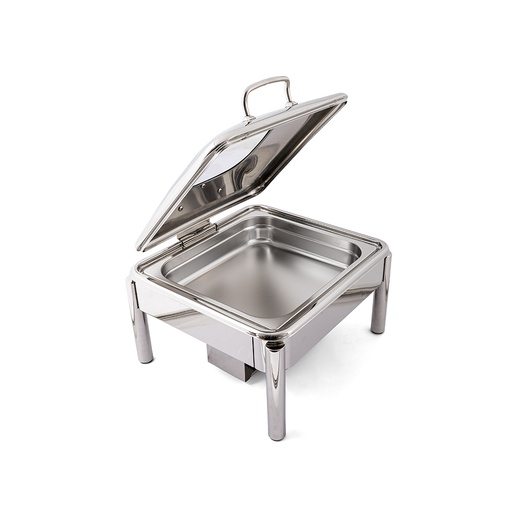 Square Chafing Dish with Mechanical Damping  - 6L