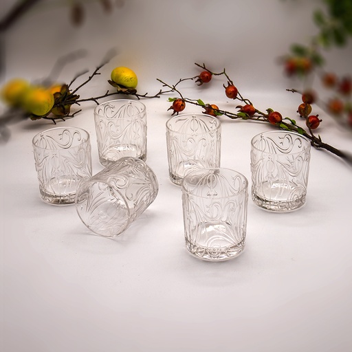 Burano Cocktail Tumbler Glass Set - 6pcs