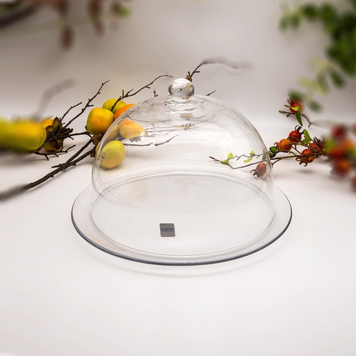 Serve Cake Stand with Dome 33cm
