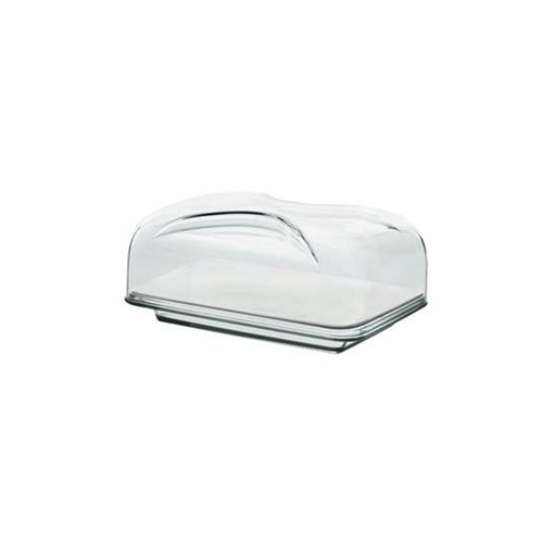 Rectangular Cheese Dish Set with  Clear Cover