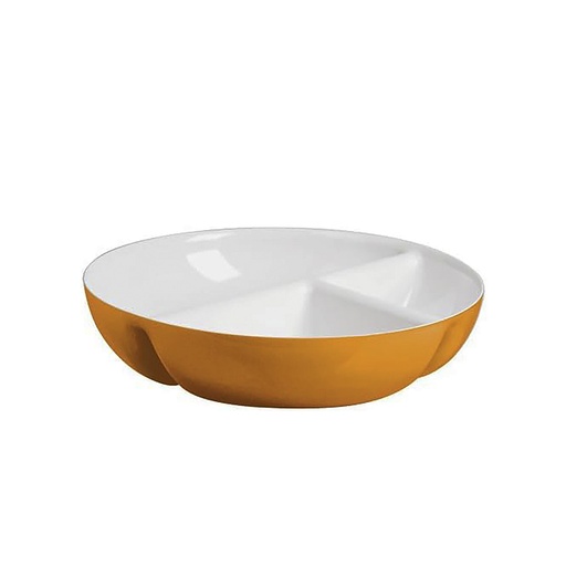 Vintage Two-Tone Snack Bowl - Orange
