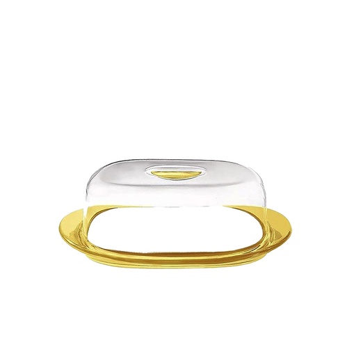 Feeling Cheese Dish with Dome - Yellow