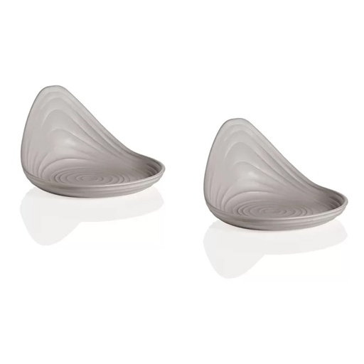 Taupe Snack Dish Set - 2pcs