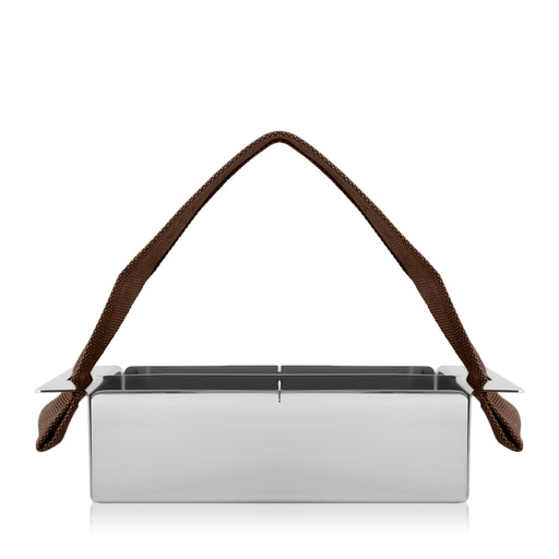 Tea Bags Holder with Brown Handle