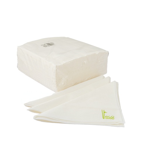 Eco Bamboo 45x45 cm Napkins - White Bamboo