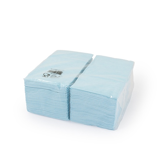 Eco-Bamboo 25x25 cm Napkins 1/4 Fold - Aqua Bamboo