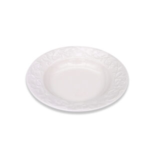 Flowers White Soup Plate 9inch