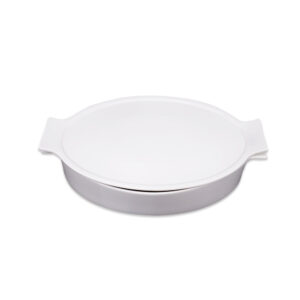 Plain Oval Casserole with Cover 40cm