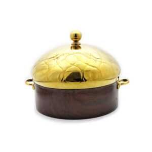 Stainless Steel Royal Crown Hotpot 36cm Gold/Brown