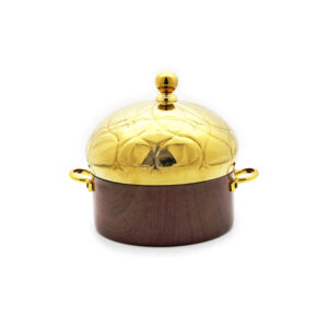 Stainless Steel Royal Crown Hotpot 28cm Gold/Brown