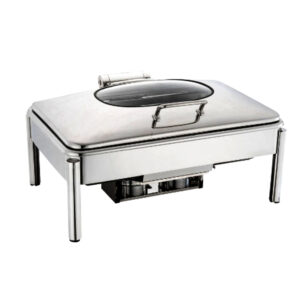 Rect.Chafing Dish Mechanical Damping 9Ltr