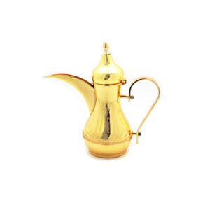 Stainless Steel Gold Plated Coffee Dallah