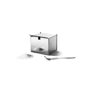 Ritratto Stainless Steel Mirror Sugar Bowl with Spoon