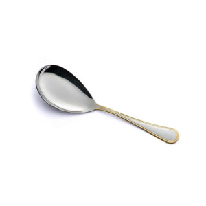 Impero Rice Spoon With Gold Decor