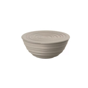 Tierra M Bowl With Lid Cream